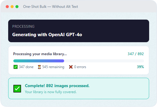 Bulk Alt Text